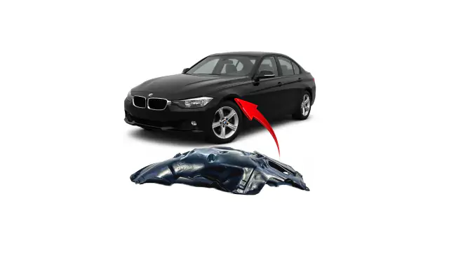Fender Liner for BMW 3 Series 2012-2019 - Image 7
