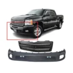 Bumper Cover & Grille for Chevy Silverado 1500 2007-2013