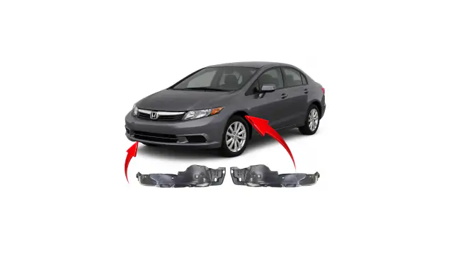 Fender Liner for Honda Civic 2012-2012 - Image 3